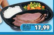 Meal Of The Day Beef,Rice & Vegetables-Per Punnet