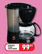 Essentials 10-Cup Coffee Maker