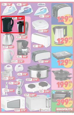 Shoprite Gauteng : The Giant Small Appliance Promotion (23 Aug - 2 Sep), page 2