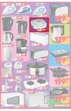 Shoprite Gauteng : The Giant Small Appliance Promotion (23 Aug - 2 Sep), page 2
