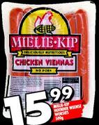 Mielie-Kip Hoender Weense Worsies-500g