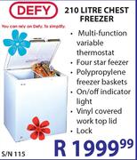 Defy Chest Freezer-210l