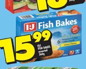 I & J Fish Bakes Assorted-340gm