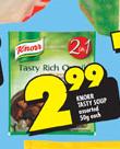 Knorr Tasty Soup ASsorted-50g Each