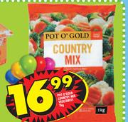 Pot O'Gold Country Mix Vegetables-1kg