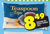 Teaspoon Tips Tagless Teabags-100's pack