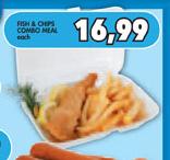 Fish & Chips Combo meal-Each