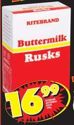 Ritebrand Buttermilk Rusks-500g