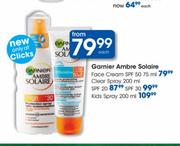 Garnier Ambre Solaire Clear Spray SPF 30