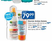 Garnier Ambre Solaire Clear Spray SPF 20-200ml