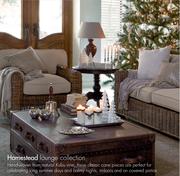 Homestead Lounge Collection Cane Armchair & Cushion