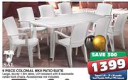 Sal 9 Piece Colonial Mkii Patio Suite