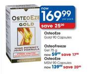 OsteoEze Gold Capsules-90 per pack