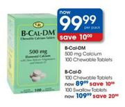 B-Cal-D Chewable Tablets-100 per pack