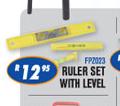 Ruler Set With Level