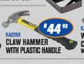 Claw Hammer With Plastic Handle