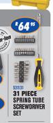 31 Piece Spring Tube Screwdriver Set