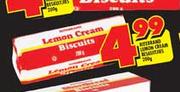 Ritebrand Lemon Cream Biscuits-200g