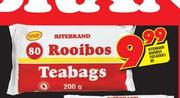 Ritebrand Rooibos Teabags-80's-200g