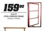 Steel Window Frame (CIH F7)-533x949mm