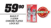 Build It 2 Lever Chrome Plated Lock Set