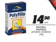 Polycell Polyfilla Interior/Exterior-500g Each