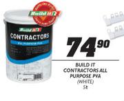 Build It Contractors All Purpose PVA White-5ltr