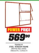TDS7S5 F7 Steel Window Frame-486mm Wx534mm H