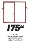 NC2 F7 Steel Window Frame-0.22mm Wx949mm H
