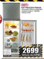 defy d240 fridge