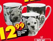 Pups & Kittens Coffee Mug-each