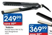 Babyliss Pro 230 Nano Wet & Dry Hair Straightener (ST27E)-Each