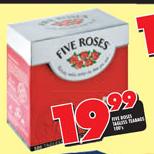 Five Roses Tagless Teabags