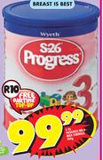 S-26 Progress No3 Milk Formula-900gm