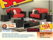 Alba Couch Plus 1 Free Ottoman