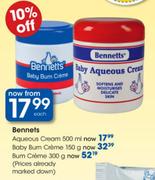 Bennets Bum Creme-300g