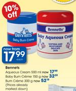 Bennets Baby Bum Creme-150g