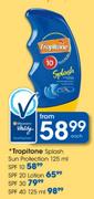 Tropitone Splash Sun Protection SPF 40-125ml Each 
