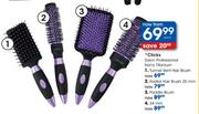 Clicks Salon Professional Nano Titanium Radial Hair Brush-34mm Each
