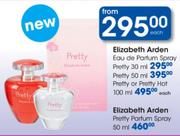 Elizabeth Arden Pretty Parfum Spray-50ml Each