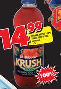 Clover Krush 100% Fruit Juice Blend Assorted-1.5ltr