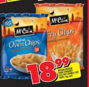 McCain Frozen Oven Staright Cut/Fry Crinkle Cut Chips-1kg Each