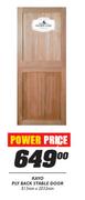 Kayo Ply Back Stable Door-813x2032mm