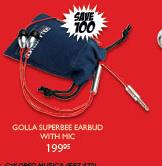 Golla Superbee Earbud With Mic