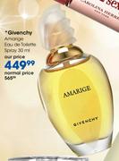 Givenchy Amarige Eau De Toilette Spray-30ml