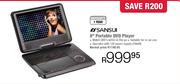 Sansui 9" Portable DVD Player