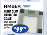 Amber Ultra Slim Bathroom Scale