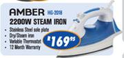 Amber 2200W Steam Iron