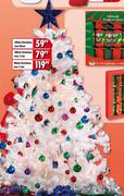 White Christmas Tree-90cm