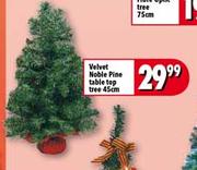 Velvet Noble Pine Table Top Tree-45cm